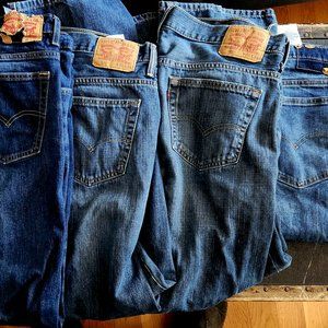 4 pair 36 x 34 Levi's 569